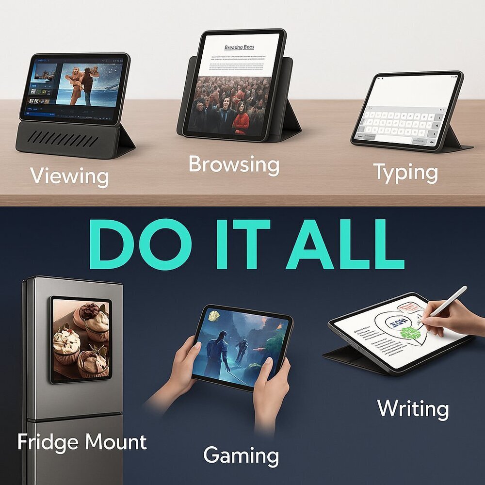 🆕ESR iPad Air 13” Case 2025/2024) M3/M2 – Magnetic Cover, Adjustable Stand